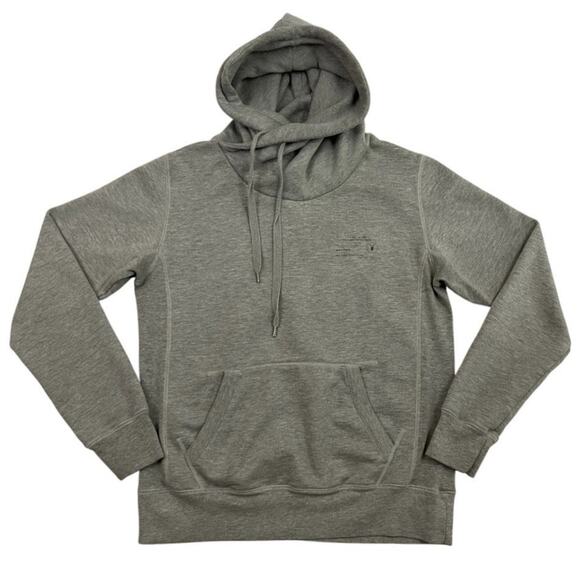 AllSaints Hoodie Mens L Gray Jacks Place Spitalfields Logo Cowl Neck Pullover - Picture 1 of 10